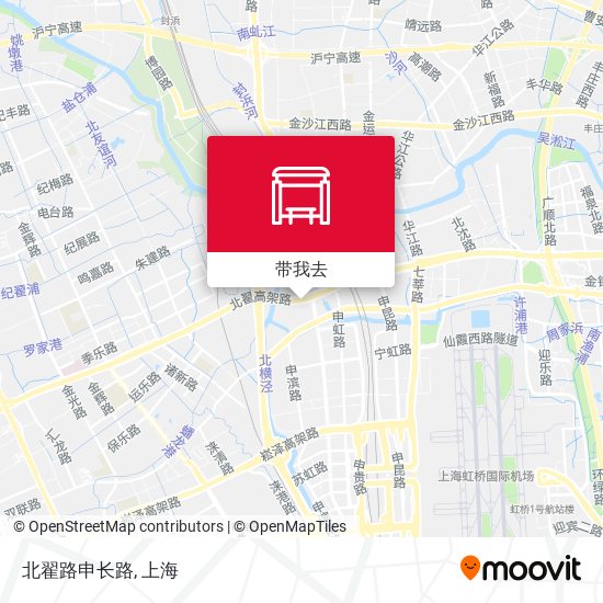 北翟路申长路地图
