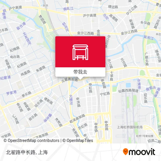 北翟路申长路地图