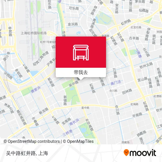吴中路虹井路地图
