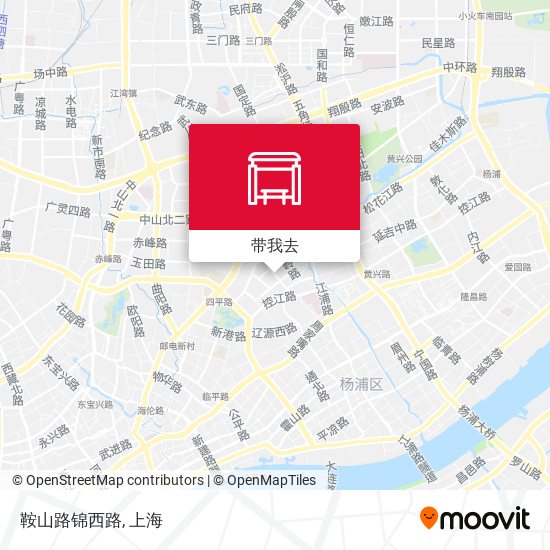 鞍山路锦西路地图