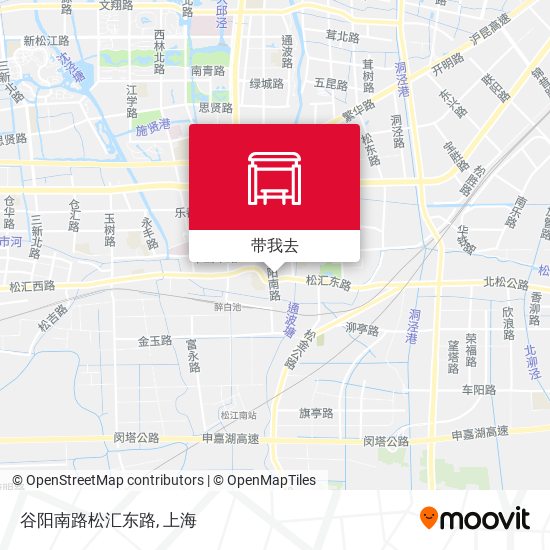 谷阳南路松汇东路地图