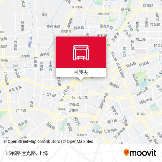 邯郸路运光路地图