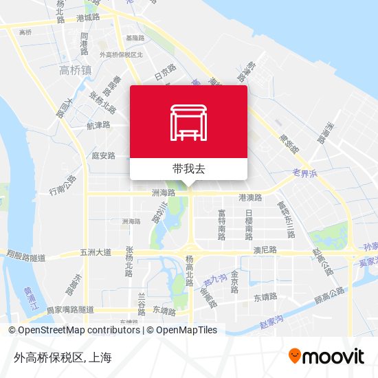 外高桥保税区地图