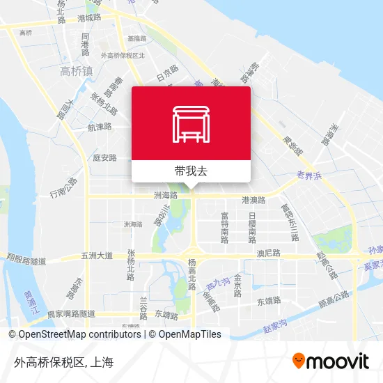 外高桥保税区地图