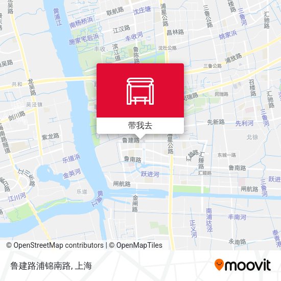 鲁建路浦锦南路地图