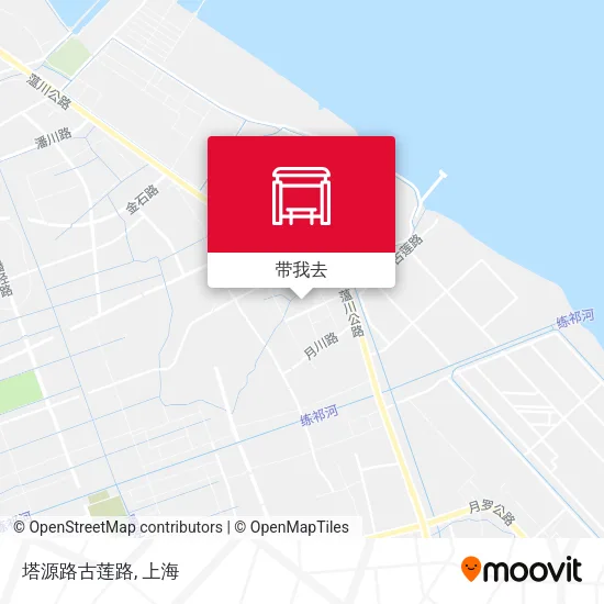 塔源路古莲路地图