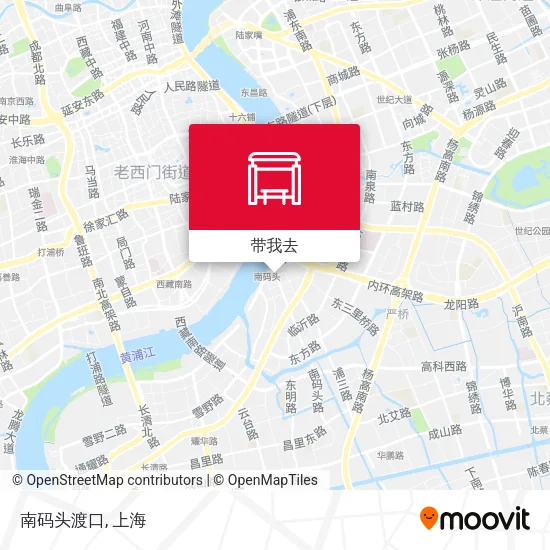南码头渡口地图