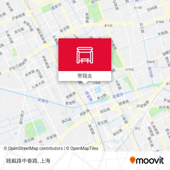 顾戴路中春路地图