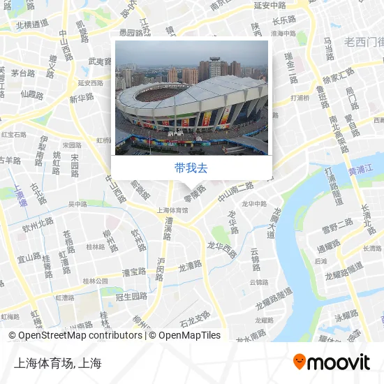 上海体育场地图