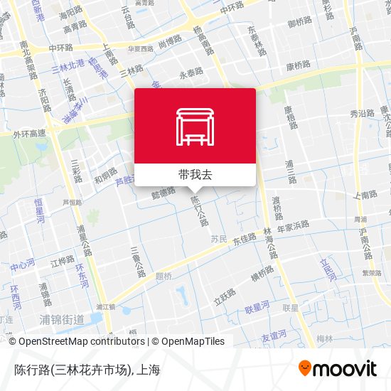 陈行路(三林花卉市场)地图