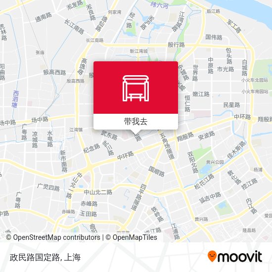 政民路国定路地图
