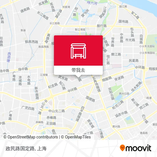 政民路国定路地图