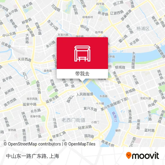 中山东一路广东路地图