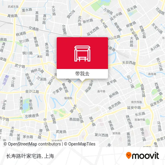 长寿路叶家宅路地图