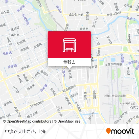 申滨路天山西路地图