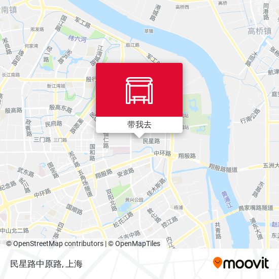 民星路中原路地图