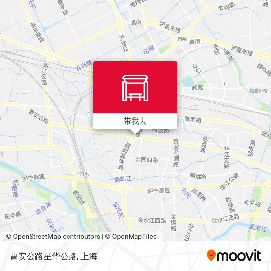 曹安公路星华公路地图