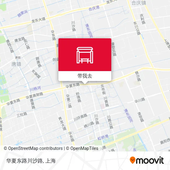 华夏东路川沙路地图