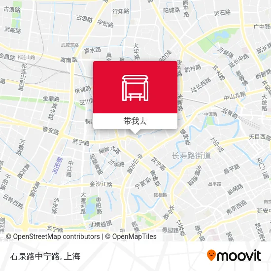 石泉路中宁路地图