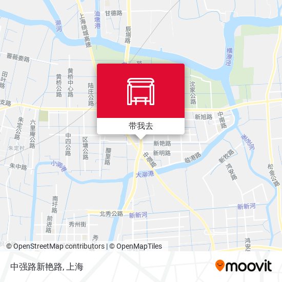 中强路新艳路地图
