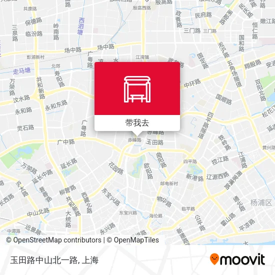 玉田路中山北一路地图