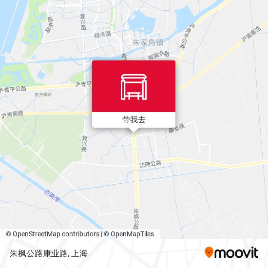 朱枫公路康业路地图