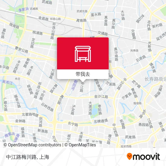 中江路梅川路地图