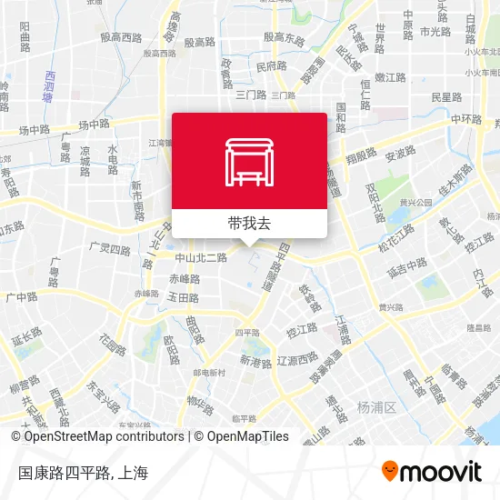 国康路四平路地图