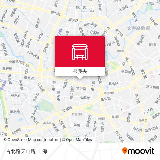 古北路天山路地图