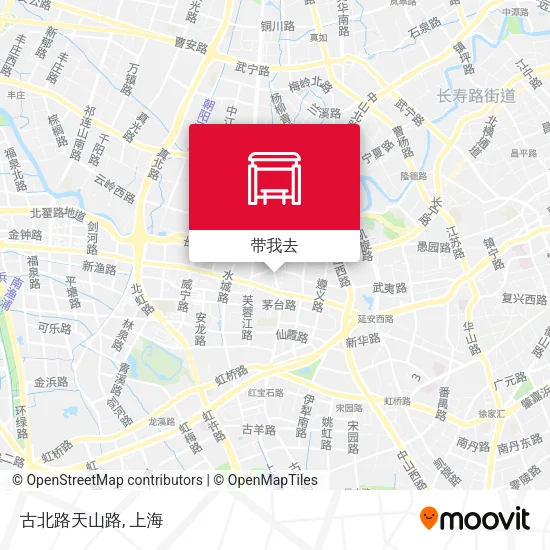 古北路天山路地图