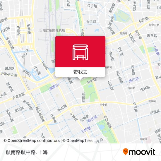 航南路航中路地图