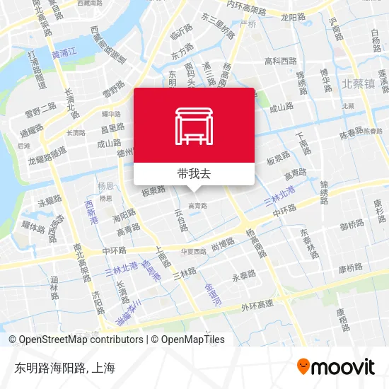 东明路海阳路地图