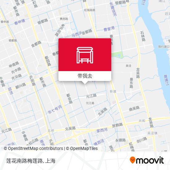 莲花南路梅莲路地图