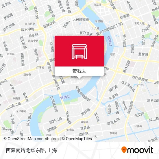 西藏南路龙华东路地图