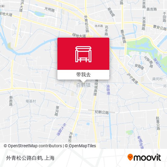外青松公路白鹤地图