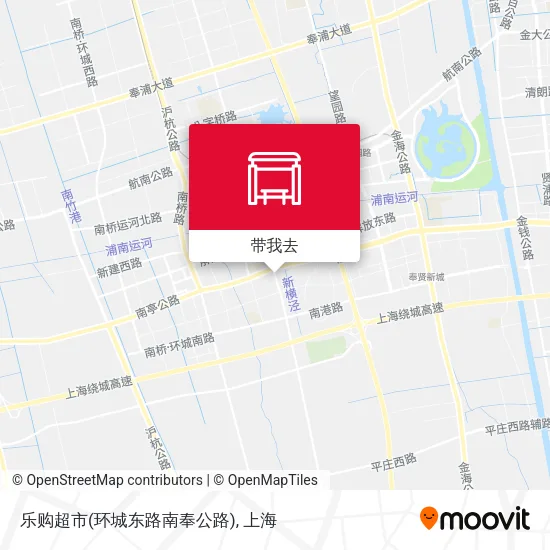 乐购超市(环城东路南奉公路)地图