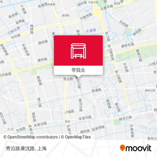 秀沿路康沈路地图