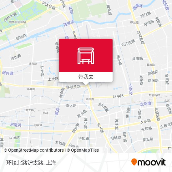 环镇北路沪太路地图