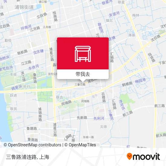 三鲁路浦连路地图