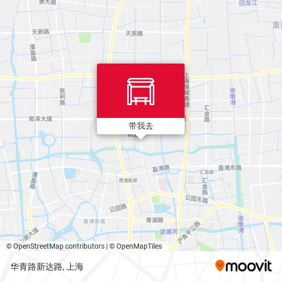 华青路新达路地图