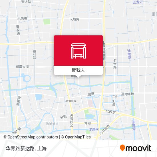 华青路新达路地图
