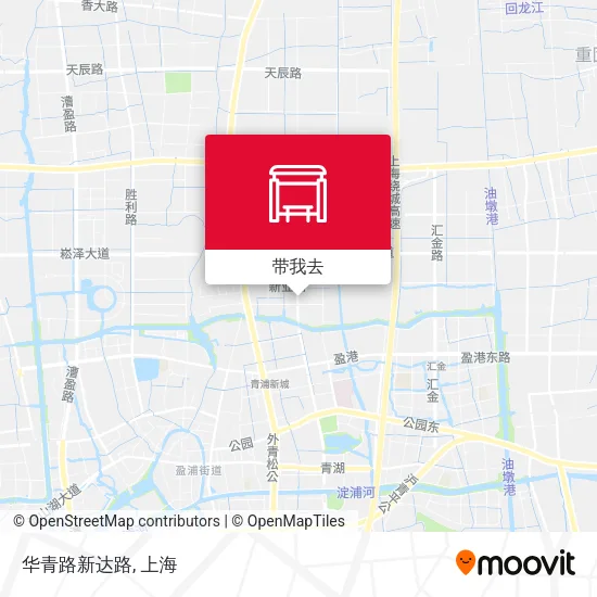 华青路新达路地图