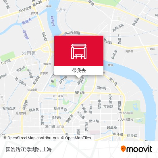 国浩路江湾城路地图