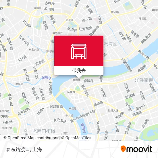 泰东路渡口地图