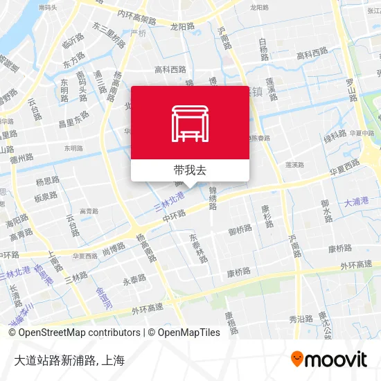 大道站路新浦路地图