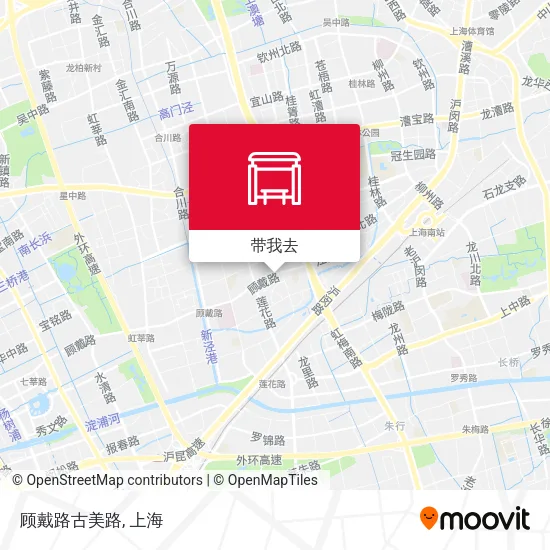 顾戴路古美路地图