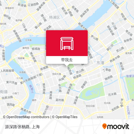 源深路张杨路地图