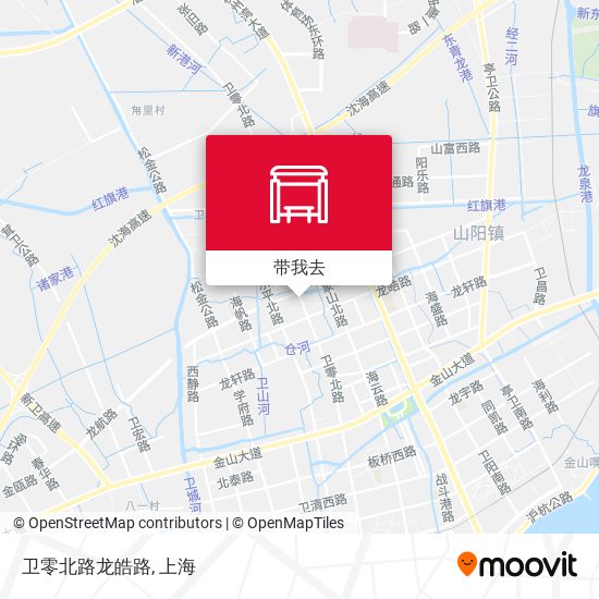 卫零北路龙皓路地图