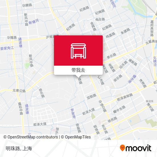 明珠路地图