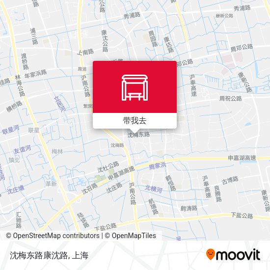 沈梅东路康沈路地图